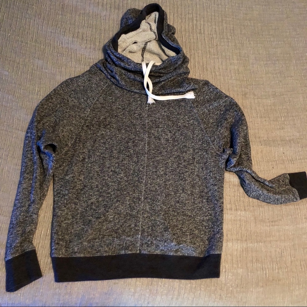 Loose neck hoody